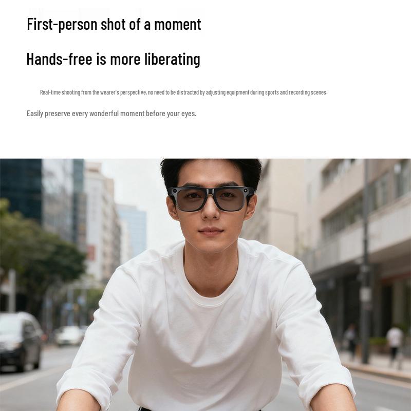 1200W Pixel KI Smart Glasses: Multifunktional Video & Fotografie, Übersetzung, Sprachsteuerung, Farbwechsel, Erkennung