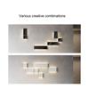 Modern Simple 6W/9W/12W LED Wall Lamp Bedroom Bedside Lamp Living Room Aluminum Home Decor Wall Light White/Black Fixtures