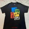 Cowboy Bebop T Shirt Men S Size Large Vintage Washed Stylish Homme Casual Designer Clothes Slightly Versatile Graphic Vintage