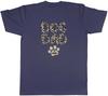 Personalised Dog Dad Paw Pattern Animal Unisexs Unisex TShirt Tee Gift