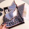 Scarf, Long Silk Scarf, Versatile Silk Scarf, Double-Layer Simulated Silk, Diagonal Scarf, Autumn And Winter Hair Binding And Scarf
