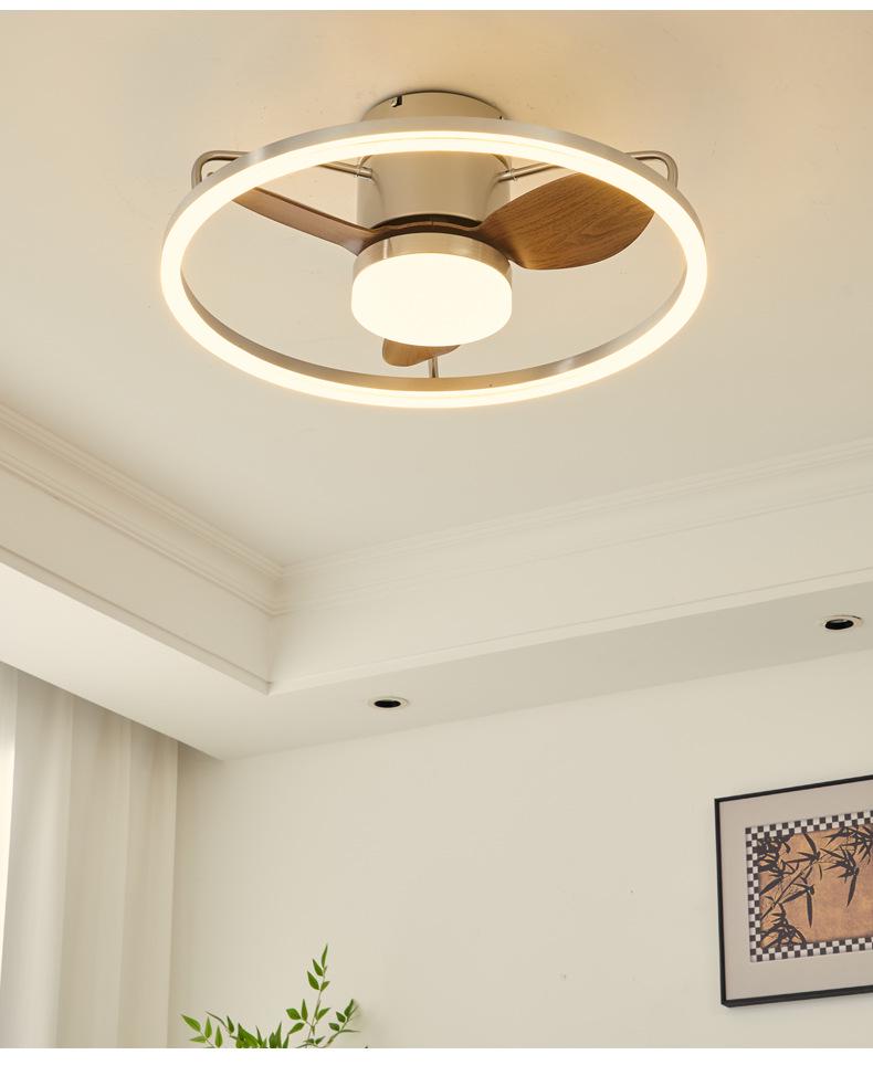 Retro Industrial-Style Ceiling Fan Light for Bedroom or Dining Room