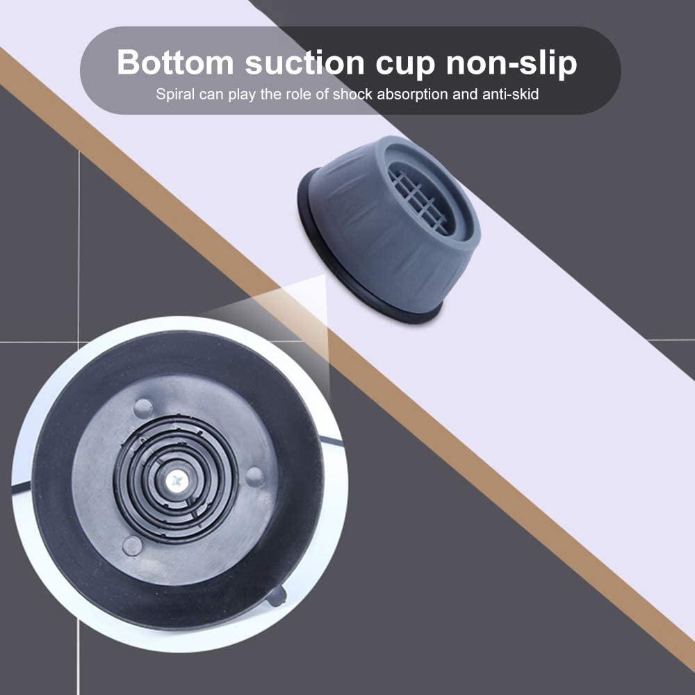 4Pcs Rubber Washing Machine Anti-Vibration Anti-Walk Feet Pads Shock and Noise Cancelling Protects Laundry Room Floor
