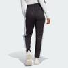 Adidas Originals SS23 Three Stripes Logo Print Mid-Waist Drawstring Straight-Leg Casual Pants Women Bottoms Black IR9791