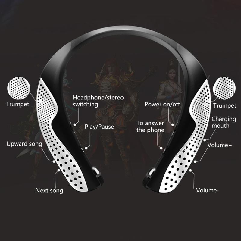 Neck‑Mounted Earbuds Bluetooth-compatible 5.0 Headphones HX288 Wireless Headset Comfort for Sports Travel Walking
