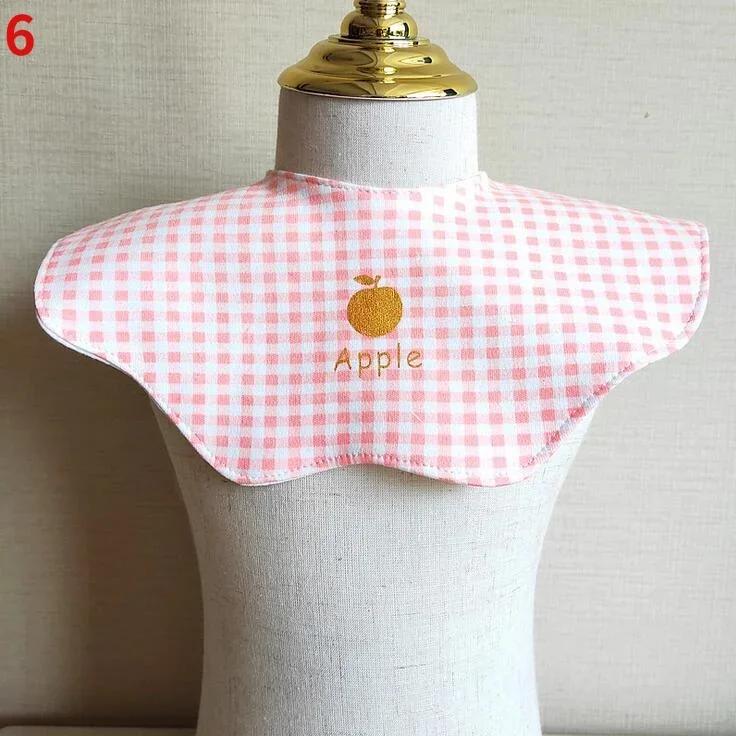 

Baby Bibs Round Neck Baby Burp Cloth 360 Degree Bib for Girls Clothing Bandana. as the picture
