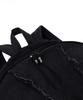 Rssc Raw Cut Denim Backpack - Black