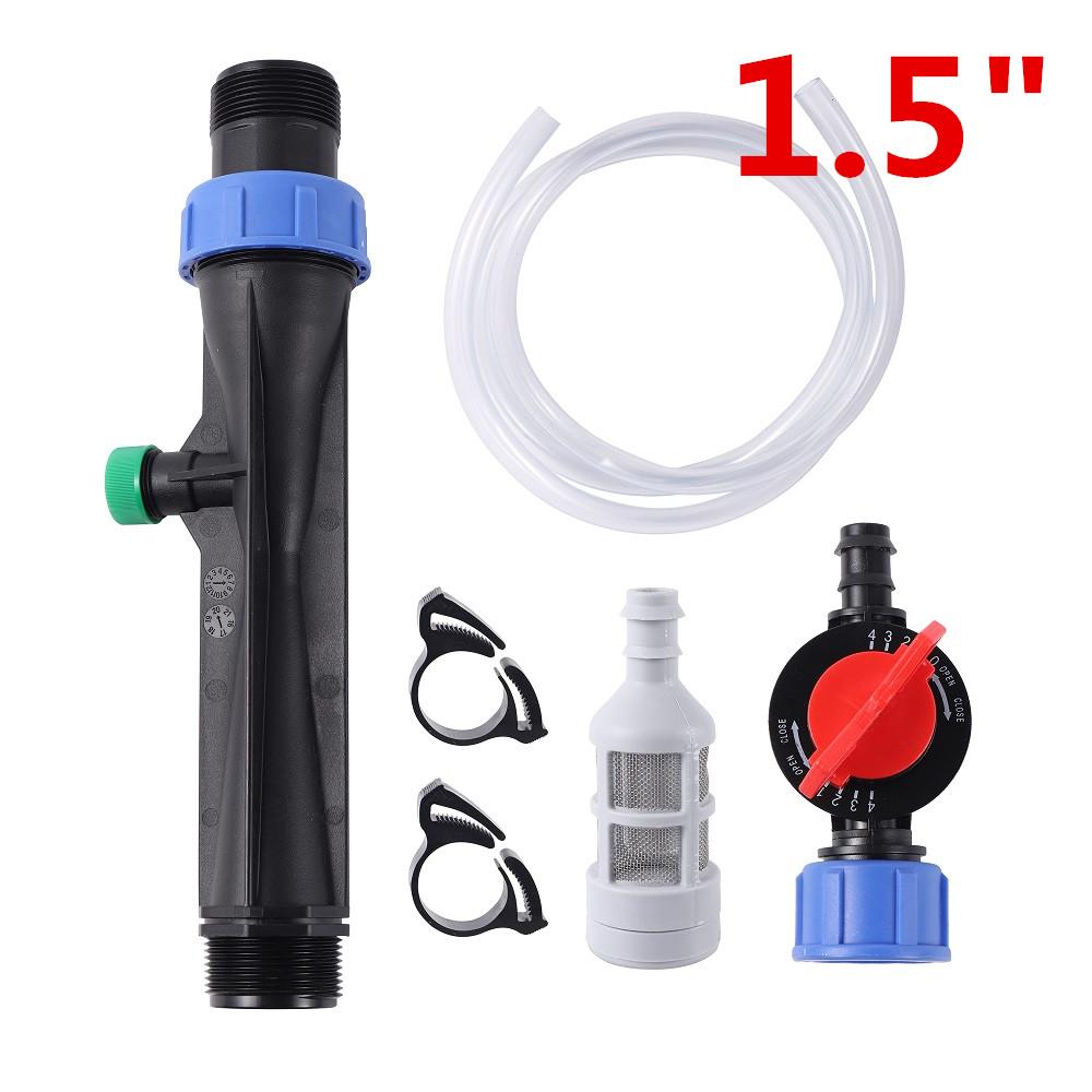 Large Suction 1"/1.5"/2" Male Thread Venturi Fertilization Kit Automatic Fertilizer Injector Drip Sprinkler Irrigation Fittings