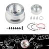 6 & 5 Hole Car Automobile Steering Wheel Hub Adapter Polished Short Hub Connector Car Accessories For BUICK CADILLAC JEEP