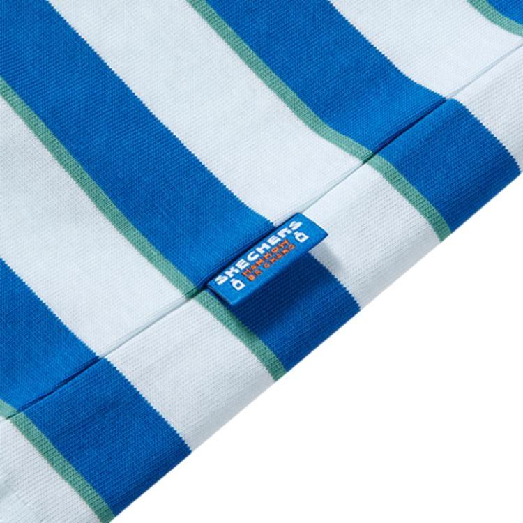 Skechers Stripe T-Shirt 'Blue White' Men's L223M018