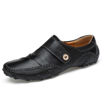 Britischen Stil Echtes Leder Männer Casual Schuhe Loafer Komfortables Fahren Schuhe Mokassins Männer Wohnungen Schuhe