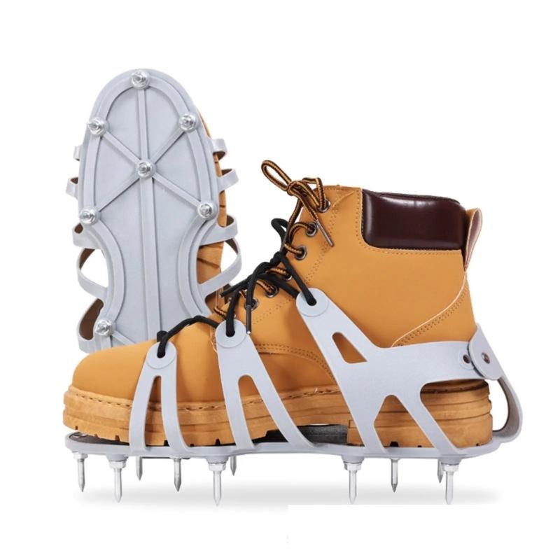 Buty Napowietrzające Trawnik Ciężkie Sandały Napowietrzające Trawnik Buty z Kolcami do Napowietrzania Podwórka do Odświeżania Gleby Podłogi Trawnika Ogrodnictwo Podwórko