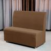 Fleece Ärmelloser Sofabezug Stretch Restaurant Sofa Überwurf Einfarbige Schmutzabweisende Couchhülle 1 Stück Polar Für Bar Hotel Cafés