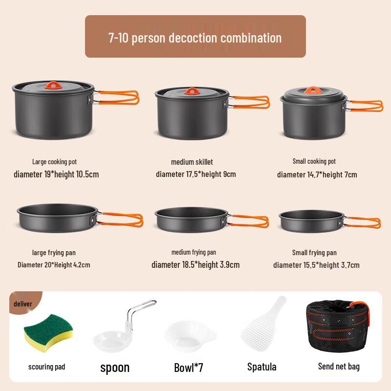 Portable Outdoor Camping Cookware Set