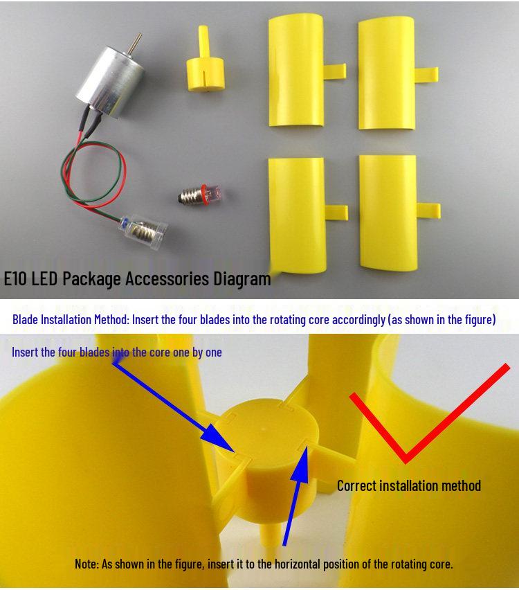 Vertical Axis Mini Wind Turbine for DIY Home Power Generation