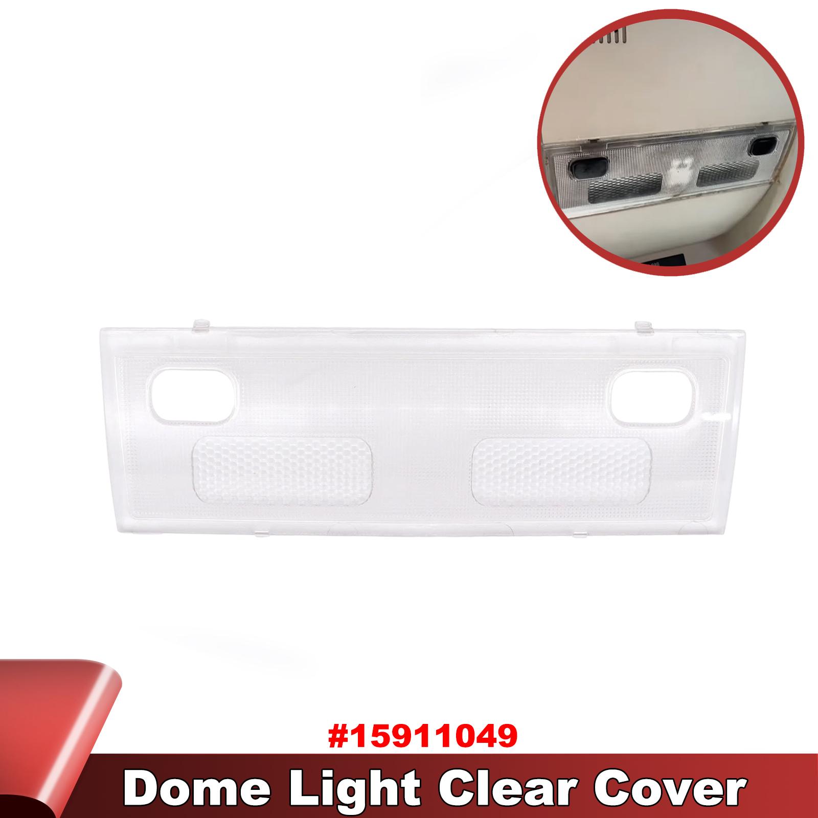 

Crystal Clear Front Overhead Dome Light Cover Waterproof Light Cover 15911049 for Chevy Silverdo Sierra Tahoe 2007 2008 2009 2010 2011 2012 2013 2014 белый