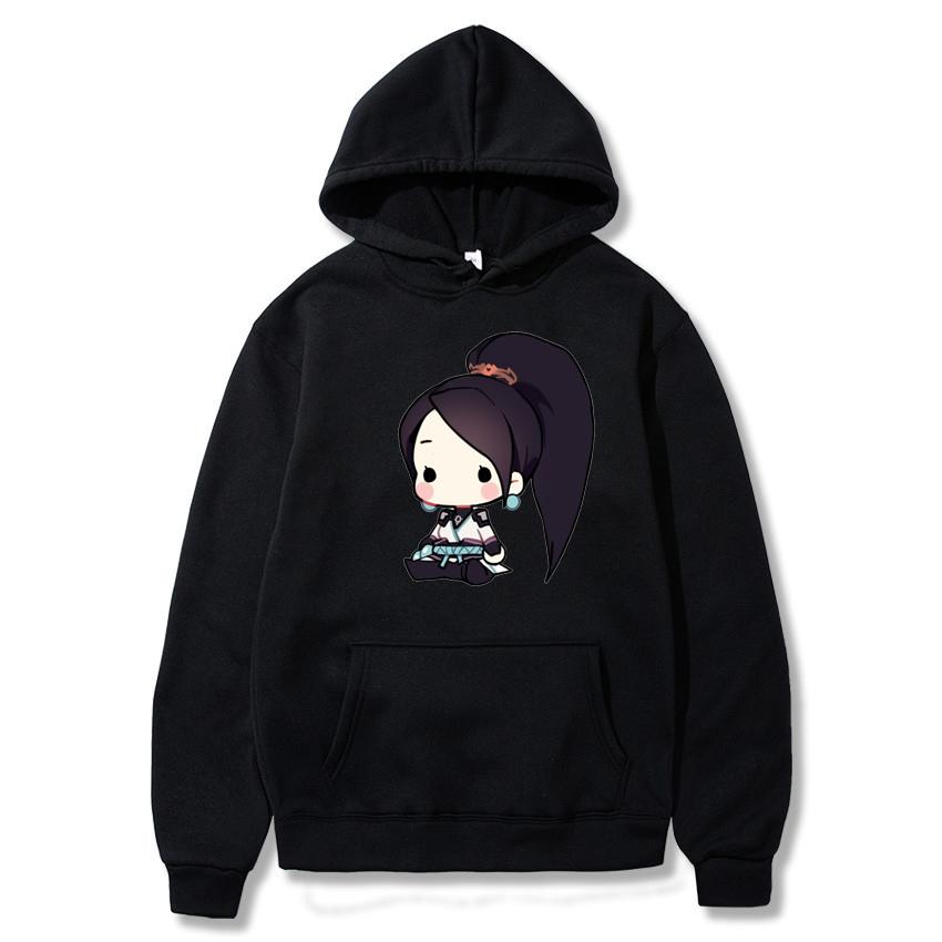 New VALORANT Hoodies Anime Cartoon FPS Game Print Streetwear Unisex Women Fashion Oversized Sweatshirts Hoodie Pullovers Tracksuits