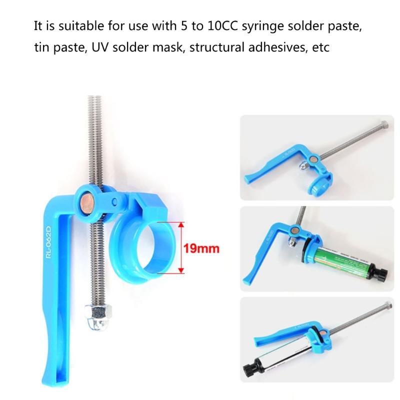 Solder Mask Welding Oil Pusher 5CC-10CC Solder Pastes Booster Labor Saving Propulsion Push Rod Precisions Control