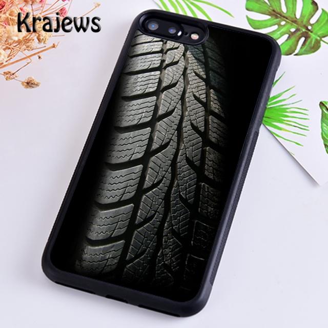 Black Tyre Track Texture Print Phone Case Cover For iPhone 17 Air 16 15 14 plus 12 13 pro max Fundas