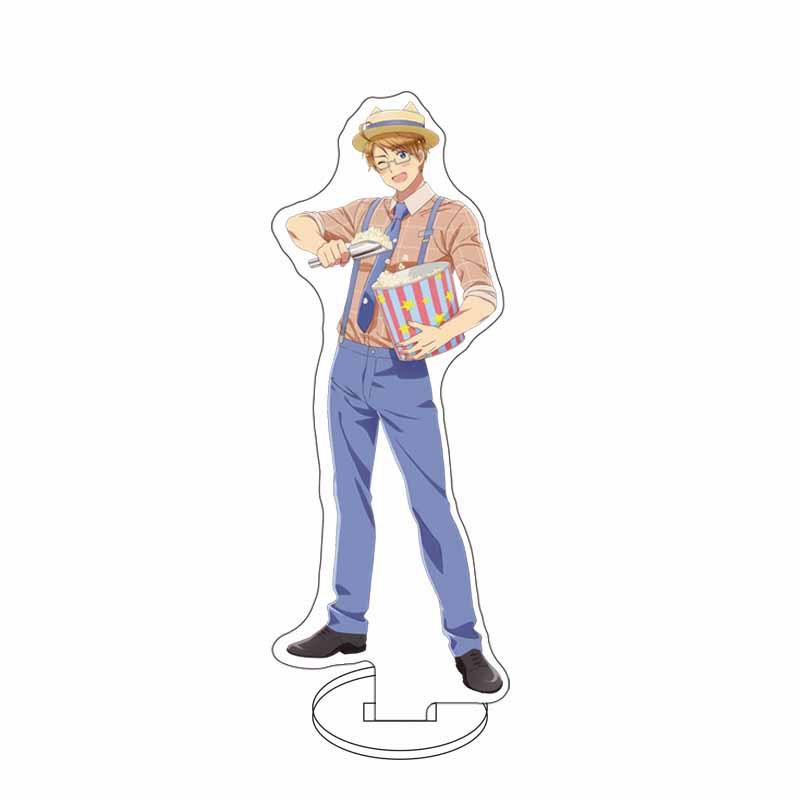 Anime World Stars Feliciano Vargas Ludwig Kiku Acrylic Stand Model Plate Decoration Originality Desk Figure Display Cartoon