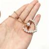 Retro Heart & Pearl Layered Necklace for Women - Fashionable Clavicle & Sweater Chain