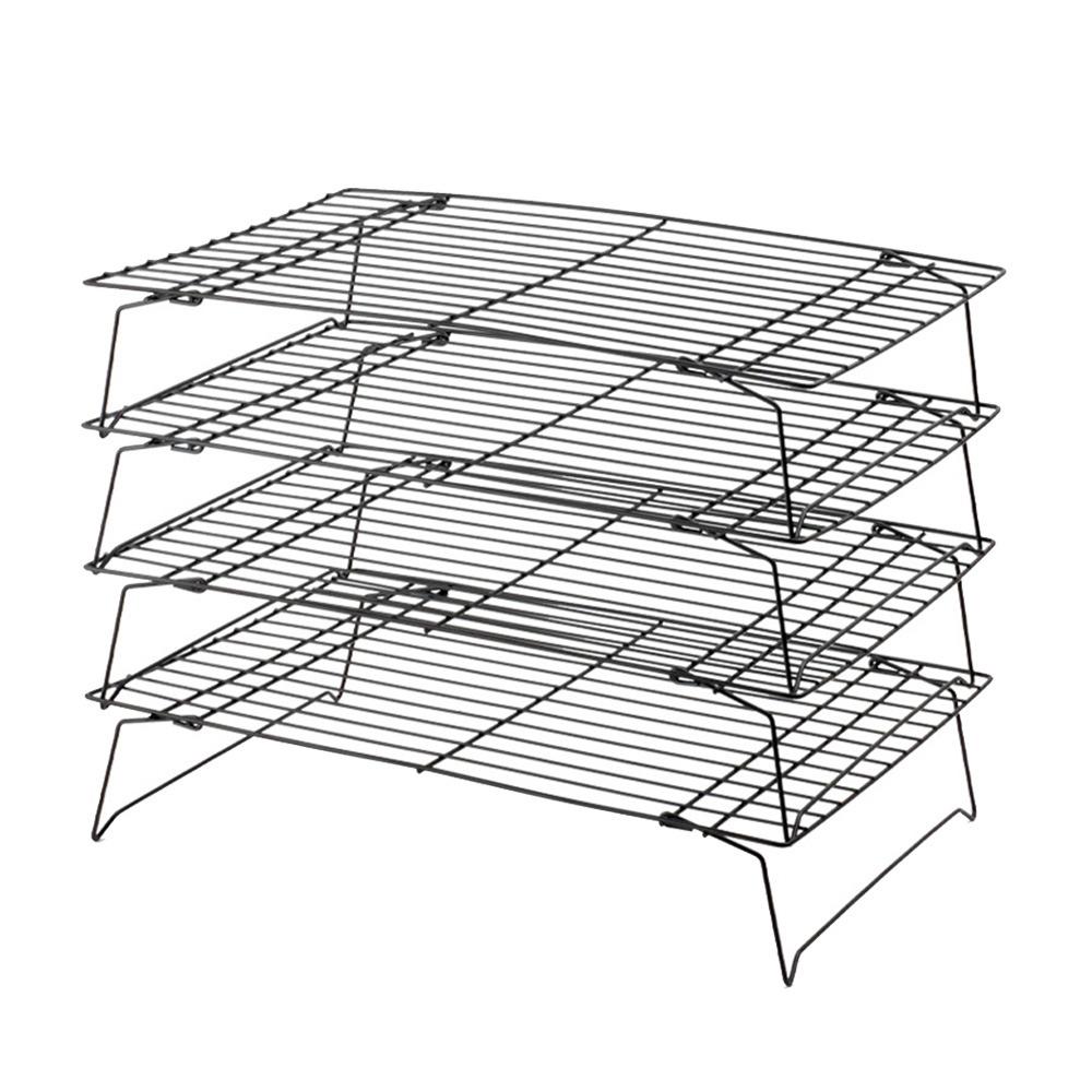 Black Silver Cooling Rack Wire Grid Grid Holder High Quality Baking Cooling Tray Baking