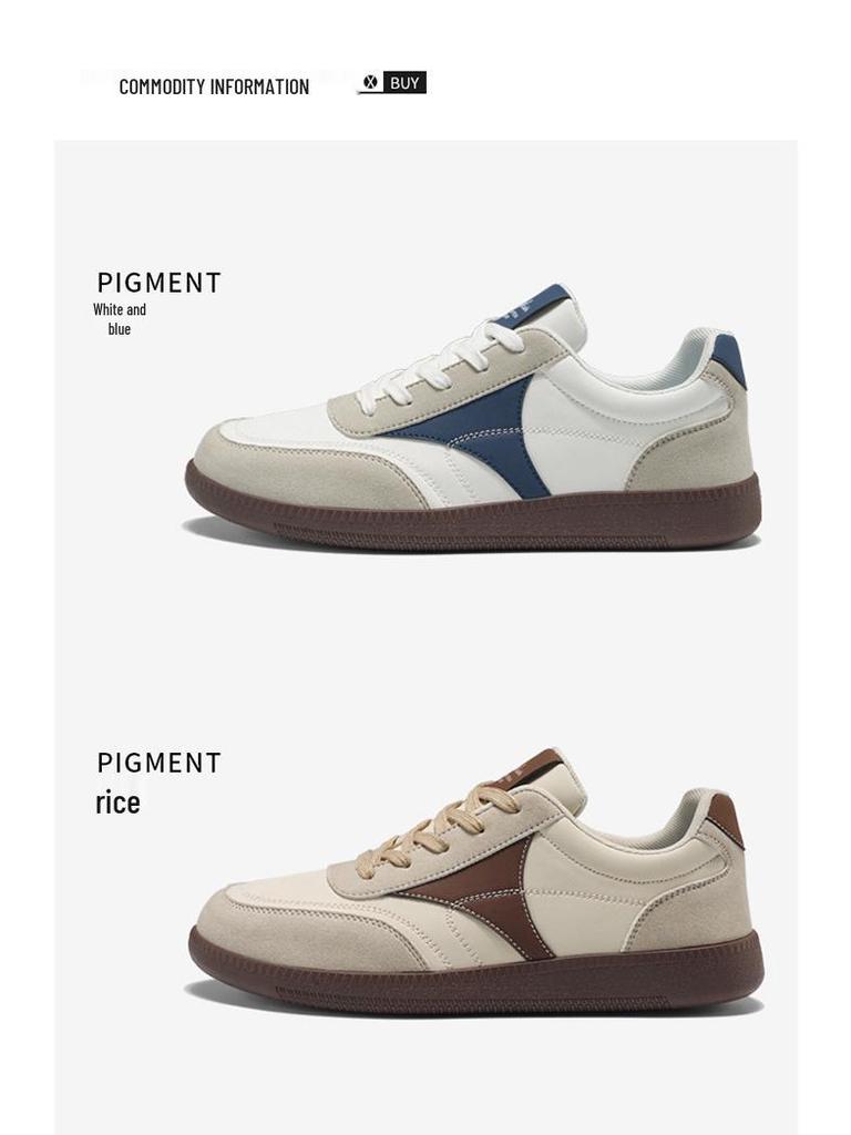 Men's Spring 2025 Trend: Versatile Thick-Soled Non-Slip Casual Skate Shoes