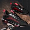 2025 Foreign Trade Flying Weaving Breathable Casual Fashion Low-top Air Cushion Dad Shoes Men's Trendy Shoes Sports Shoes Independent Station