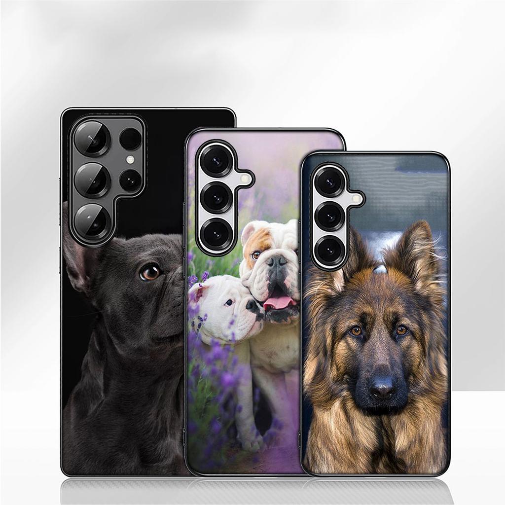 for Motorola Moto Edge 70 60 Fusion 40 NEO 20 Pro G Stylus G56 G96 G71 G73 G41 G42 G50 G51 G52 Case Bulldog Dog German Shepherd