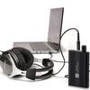 Portable HiFi Headphone Amplifier Amp 3.5mm Headset Amplifier Two-Stage GAIN