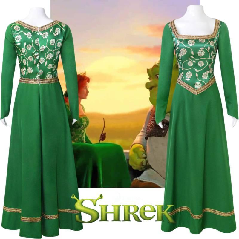 Shrek Princess Fiona Costume For Halloween Cosplay