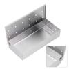 BBQ Smoker Box Stainless Steel Barbecue Wood Chip Grill Box Bacon Grill Box for Indoor Outdoor
