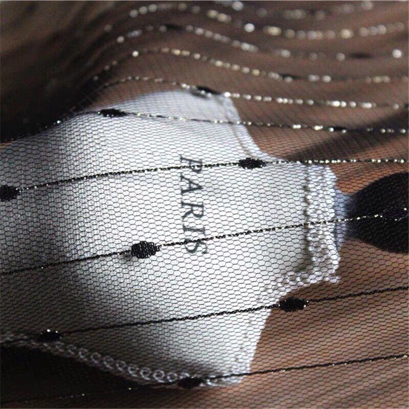 

Gold soft lace striped pattern net fabric suitable for wedding dresses formal gowns and handmade DIY clothing fabrics 1.5M&1M чёрный