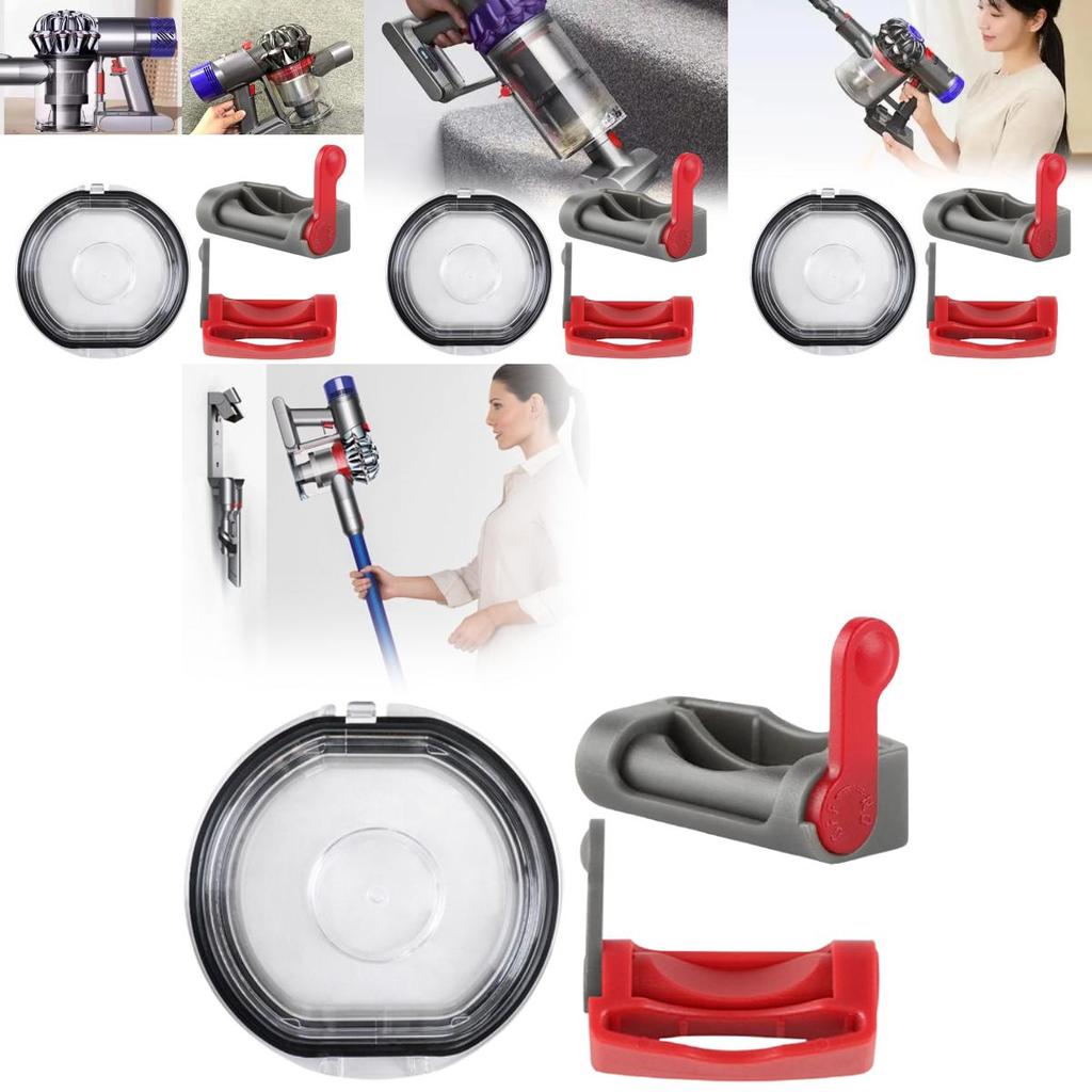 For Dyson V7 V8 Sv10 Sv11 Vacuum Cleaner Seal Cover With Button Home Cleaning