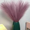 3pcs-Artificial Pampas Grass Simulation Feather Wedding Props Reed Hair Boho Home Decoration