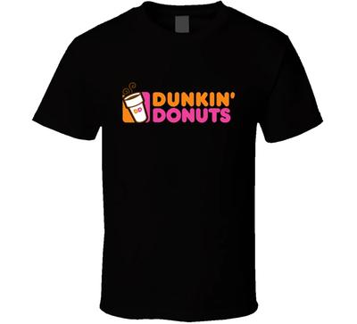 NEW SHIRT DUNKIN DONUTS T-Shirt ALL SIZE LOGO FUNNY USA SIZE S-5XL