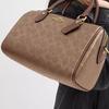 Coach Rowan 25 Sticker Print Zipper Closure Coated Canvas Shoulder Crossbody Tote Bag Medium Women bags Brown Tan CV961-IMXHE