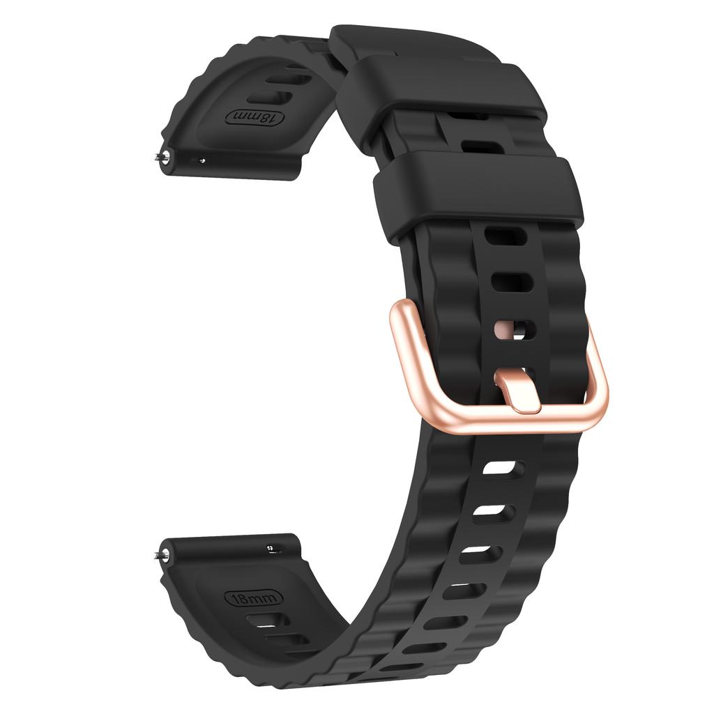 18mm Silikonarmband für Oneplus Watch 3 43mm Oppo X2 Mini Universelles Rose Gold Schnallendesign Armband für Oneplus 3 43mm Armband