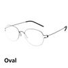 Denmark Brand Air Titanium Glasses Frames Men Thin Rim Screwless Eyewear Eyeglasses Women Morten Round Square Oval Korean Design