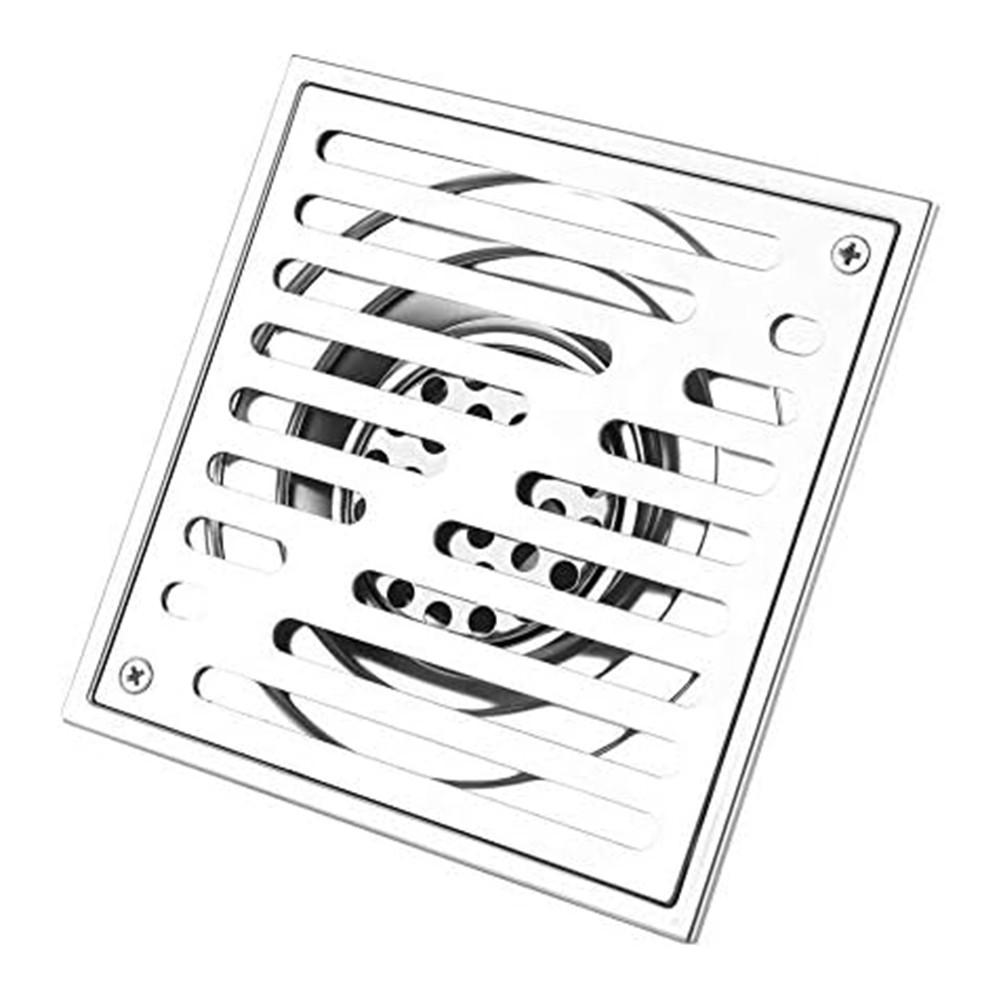 Stainless Steel Floor Drain for Outdoor Use Effective Filtration Design