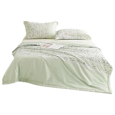 Mengjie Rosewood Forest Green Cotton Summer Quilt