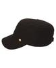 Yunibeosyeolkemiseuteuli Washing Black Logo Workcap Marine Cap