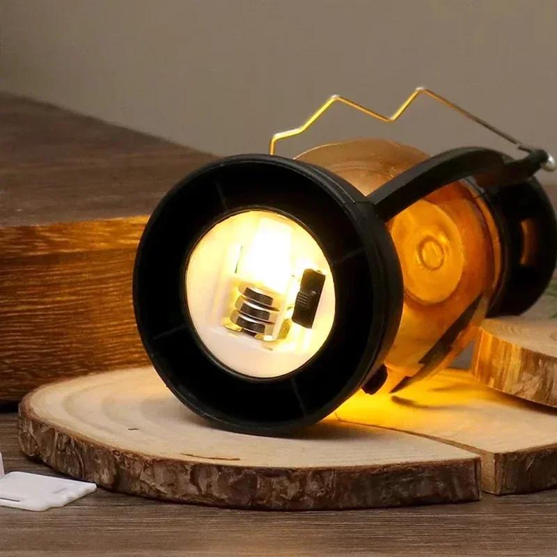 Halloween LED Pumpkin Lantern Decoration, Halloween Party Retro Lamp, Horror Ghost Festival Bar Haunted House Haloween Ornament