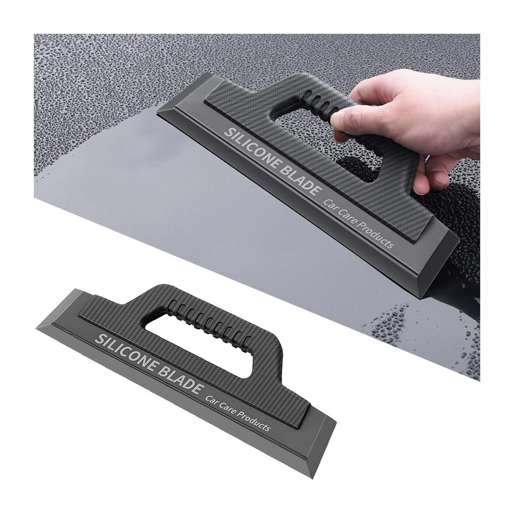 Silicone Blade Car Care Products Water Wiper Flexible Handle for Vehicle Surface Drying and Cleaning Tool