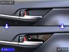 BRIGHTZ Camry Stainless Steel Inner Door Handle Set XVH75 AXVH70/AXVH75 Covers, Black, 4-Piece [INS-DHC-330] AXVH70, AXVH75, XVH70, (70/75)