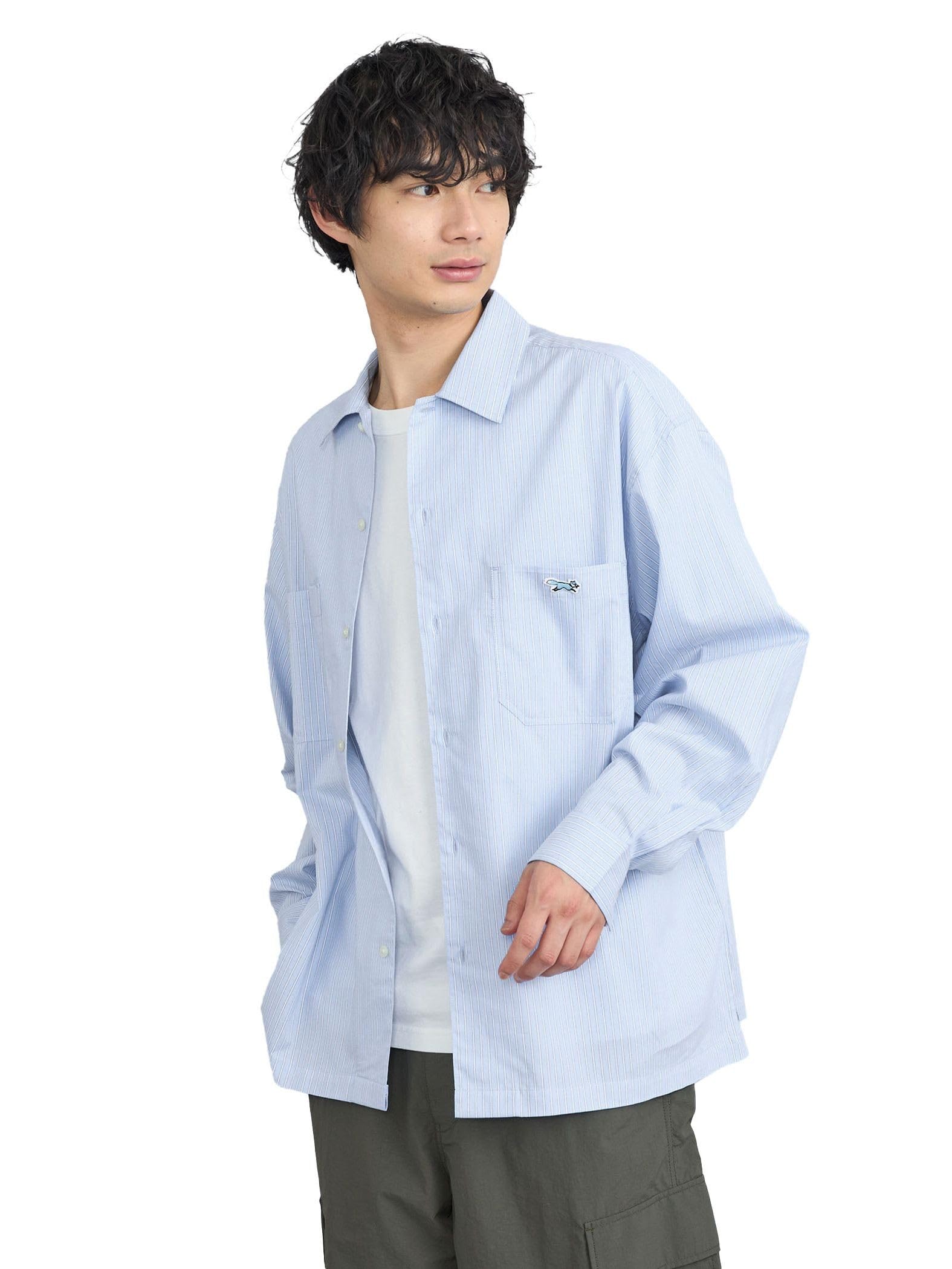 

Cohen PENNEYS Custom Striped Regular Collar Shirt, 75106420228, 7190, LT.BLUE (71), XL