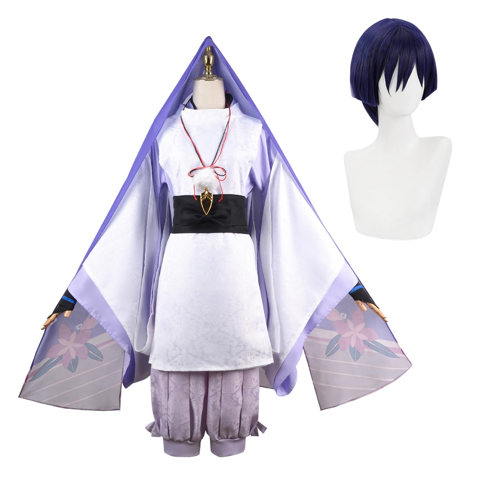 

Костюм для косплея Скарамуччи из Genshin Impact с полным комплектом для идеального косплея на школьные и культурные фестивали с размером [Отличный продукт]