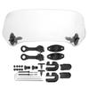 Universal Windshield Spoiler Adjustable Windshield Extension  For All Motorcycle Models