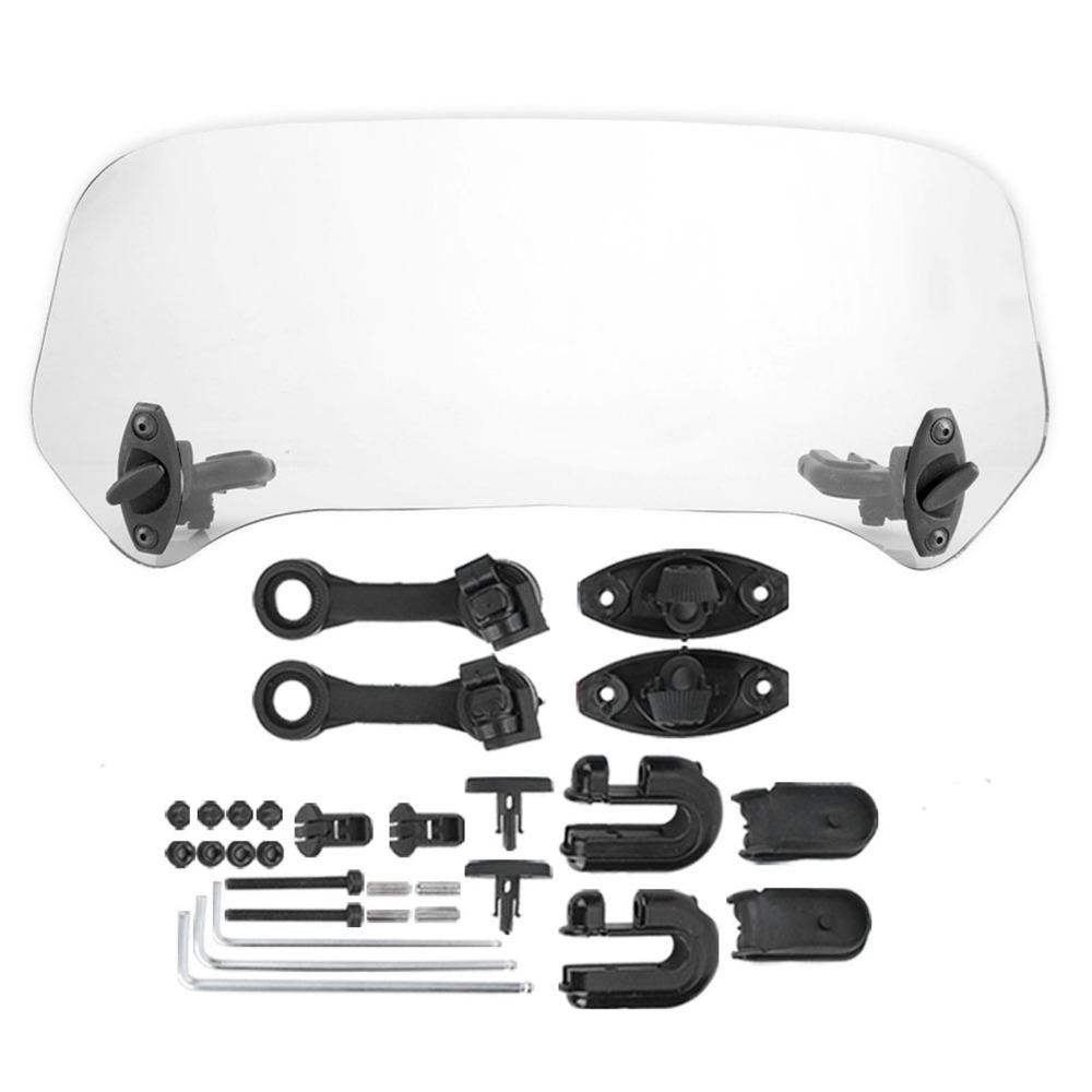Universal Windshield Spoiler Adjustable Windshield Extension For All Motorcycle Models