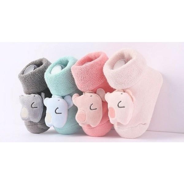 Stardoor Elephant 3D Socks 3-piece Set + Box, Korean Baby Products